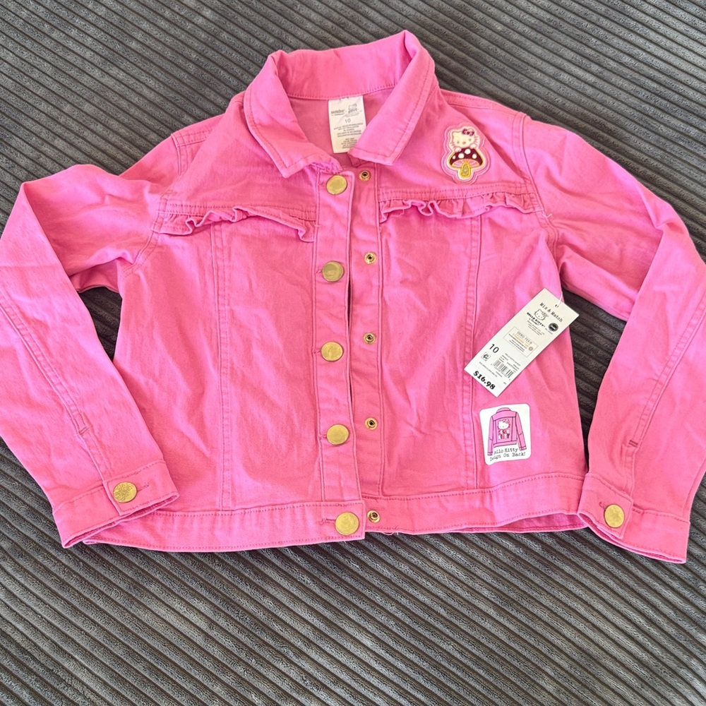 Hello Kitty Pink Jean Jacket for Kids